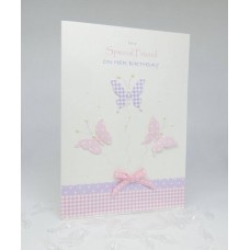 Butterflies Birthday Card for a Special Friend 