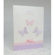 Thank You Card with Butterflies