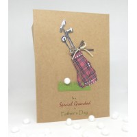 Golf Father's Day Card to a Special Grandad