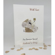 Motorbike Father's Day Card for Someone Special