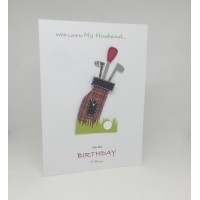 Golf Birthday Card to My Husband