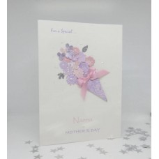 Mother's Day Floral Bouquet Card for Nanna