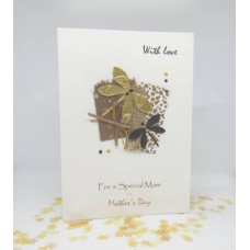 Mother's Day Card Vintage Dragonflies for Mam
