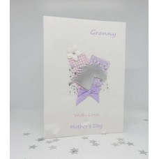 Mother's Day with Silver Satin Horse for Granny