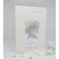 Mother's Day with Silver Satin Horse for Nanna