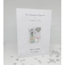 Mother's Day Cards Bottle Bubbly for Someone Special