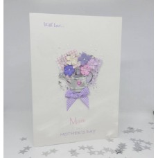 Mother's Day Flower Garden card for Mam
