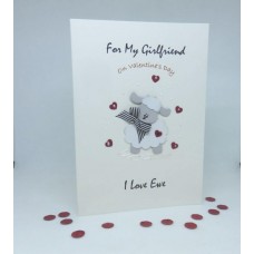 I Love Ewe Valentine's Day Card for My Girlfriend