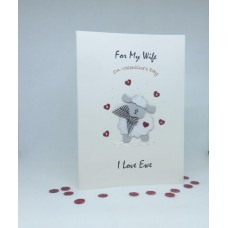 I Love Ewe Valentine's Day Card for My Wife