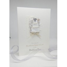 Wedding Day Cake Card for Brother & Sister-in-Law
