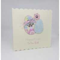 Easter Card Pastel Easter Eggs To You Both