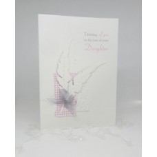 Large Feathers Card on the loss of your Daughter