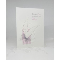 Large Feathers Card on the loss of your Mam