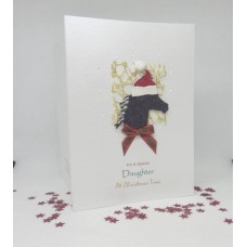 Glitter Horse Christmas Cards for Daughter